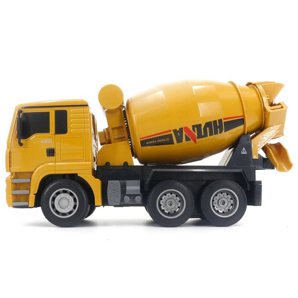 Large Remote-Controlled Mixer Engineering Vehicle Model Electric Toy For Kids