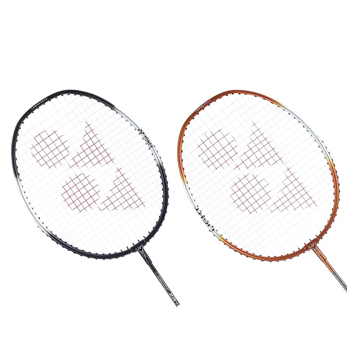 YONEX ZR 100 Light Aluminium Badminton Racquet with Full Cover (Black & Black, Made in India) Set of 2 | Sam's Toy World Stores Ahmedabad