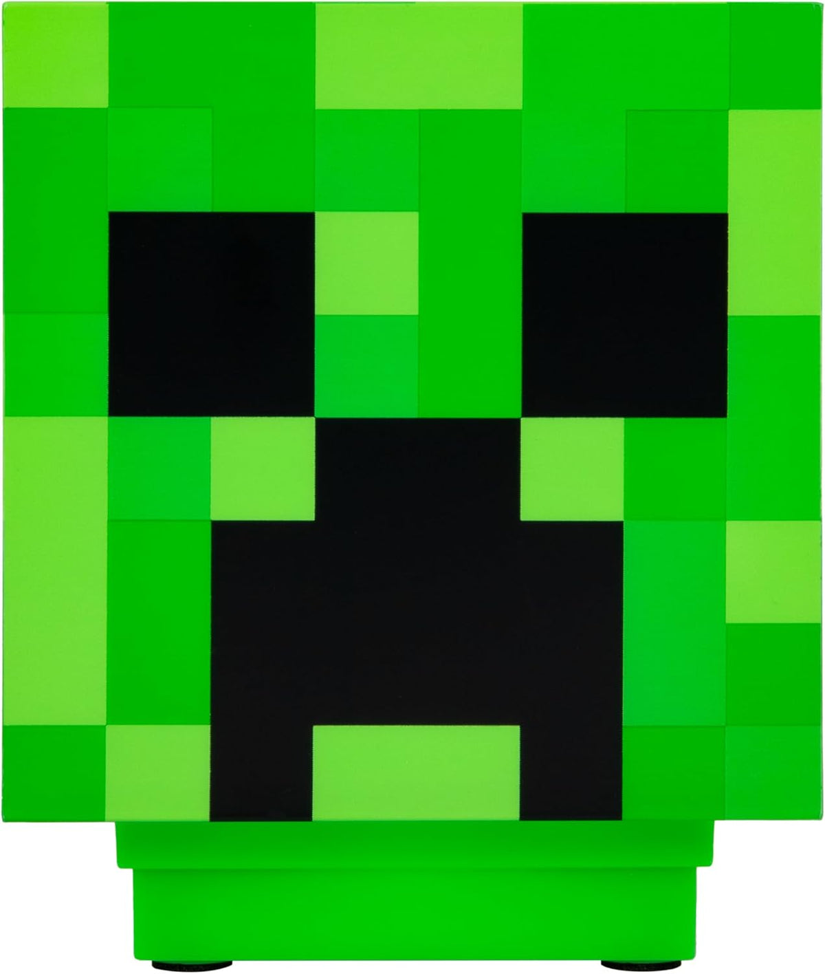 Sams Toy Paladone Minecraft Creeper Desk Light with Official Creeper Sounds, Handheld Night Light for Kids Room or Gamer Décor - Licensed Minecraft Gifts