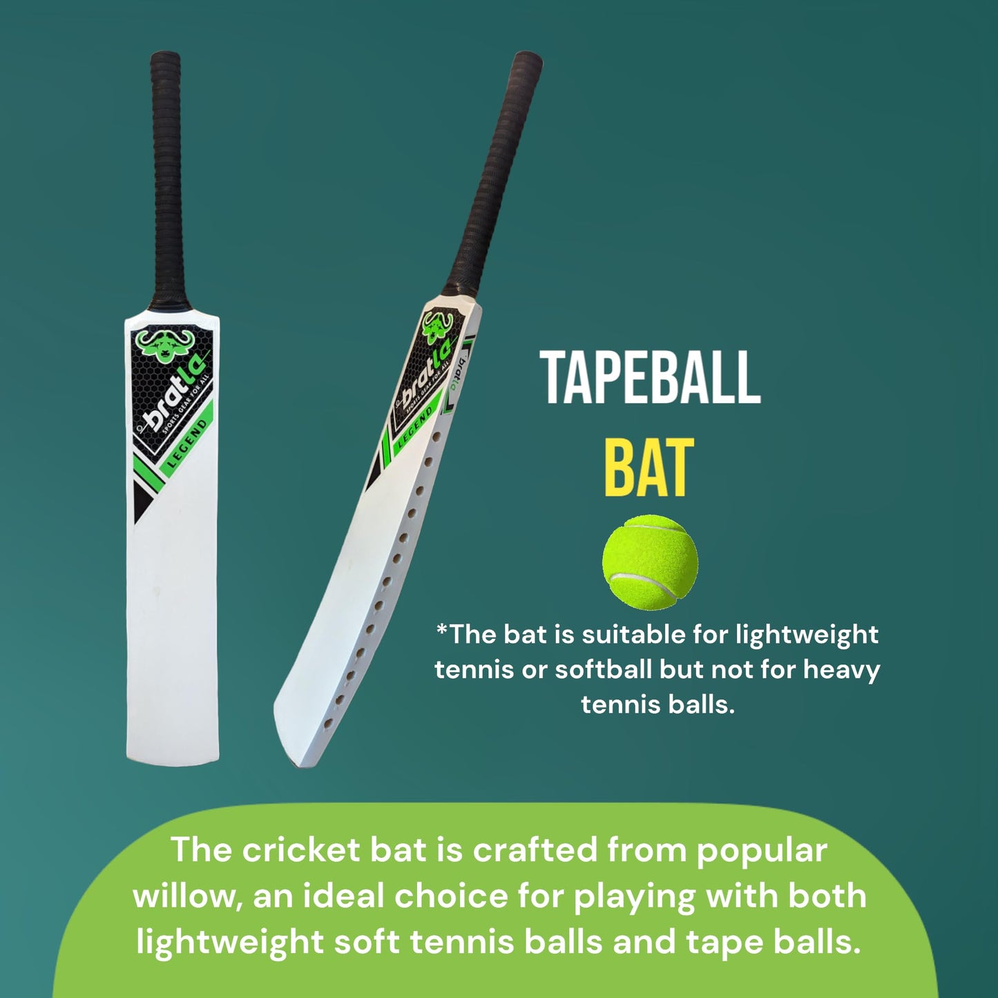 Plastic Fiber Cricket Bat | Safe & Sturdy for Indoor/Outdoor Use | For Box Cricket | Sams Sports Ahmedabad Gujarat