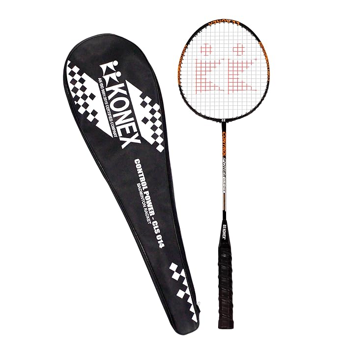 Konex Premium Lightweight Aluminium Composite Badminton Racquet with Free Full Cover | for Beginner | Sams Toy World Ahmedabad