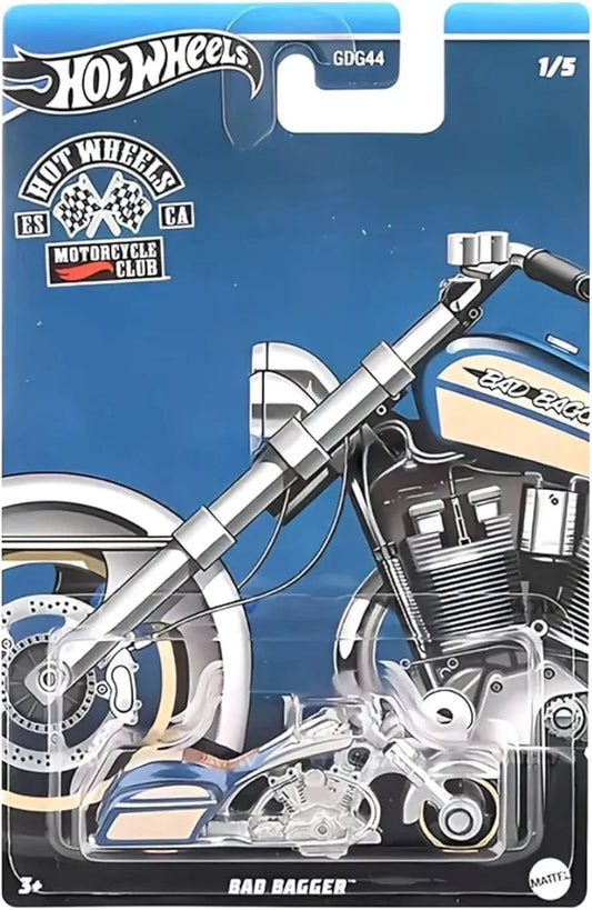 Hot Wheels 2024 Bad Bagger 1:64 Motorcycle Club 1/5 | SAMS World