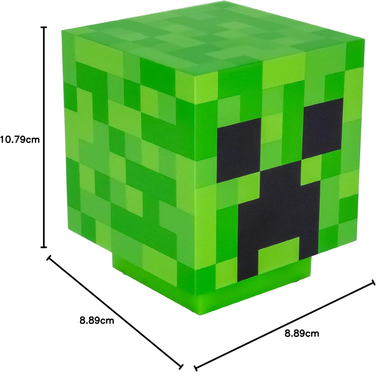 Sams Toy Paladone Minecraft Creeper Desk Light with Official Creeper Sounds, Handheld Night Light for Kids Room or Gamer Décor - Licensed Minecraft Gifts