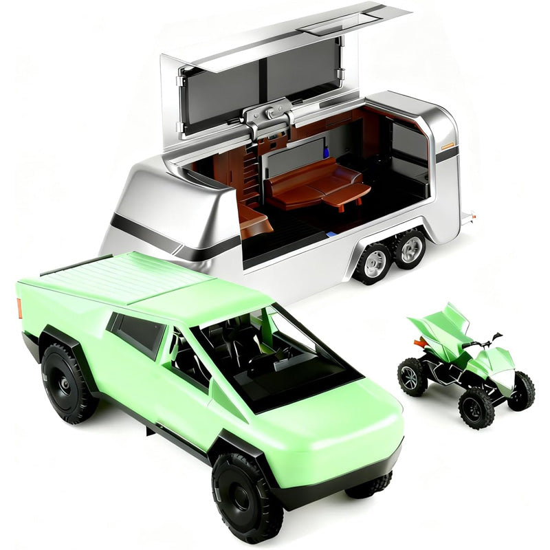 Diecast Metal Pickup Truck Toys For Boys Age 3-8 With Pull Back Toy Cars Gift For Kids