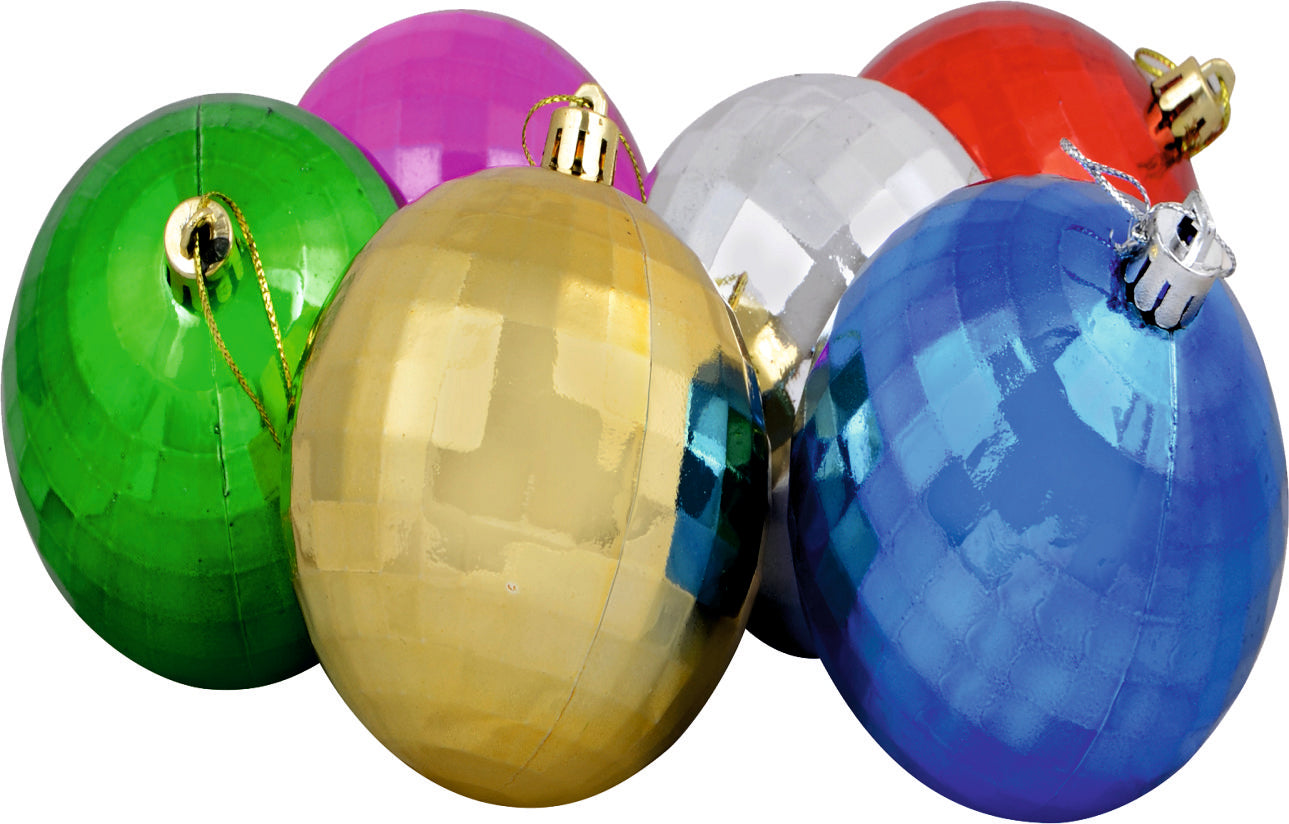 Christmas Ball 6 pcs X mas Tree Decoration item | Sam's Toy Ahmedabad Gujarat