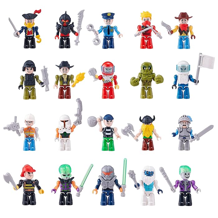 ZURU MAX Build More Mini Figure Set - 15 Figures (Styles Vary) 8344 | Sam's Toy Ahmedabad