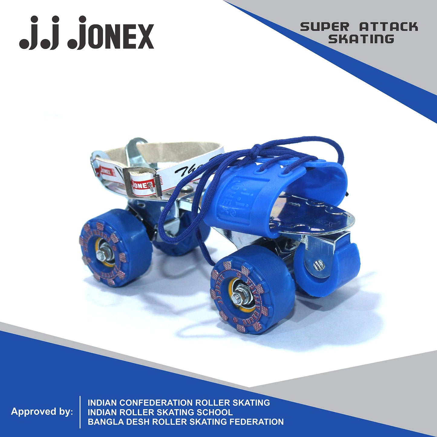 JJ JONEX | SKATING FOR KIDS boy and girls Metal Junior Attack Roller Skates | Sams Toy World Ahmedabad