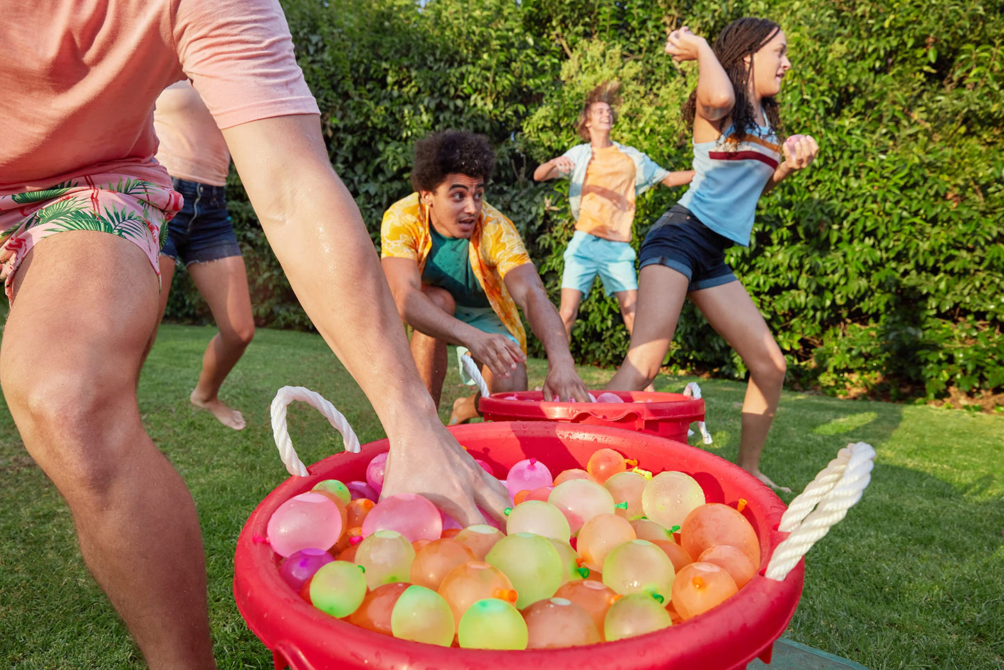 Holi Ballon | Rapid-Filling Self-Sealing Tropical Colored Water Balloons for Outdoor Family, Friends, Children Summer Fun | Sam's Toy Ahmedabad Gujarat