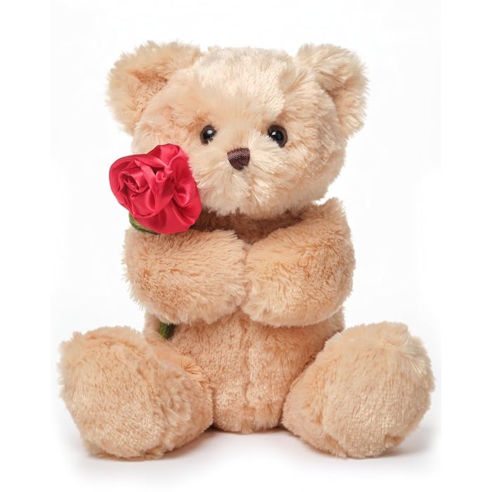 The Teddy Bear, 9.5 Inch Valentine's Day Stuffed Animal, Ideal Valentine's Gift for Kids & Girlfriends | Sam's World Ahmedabad