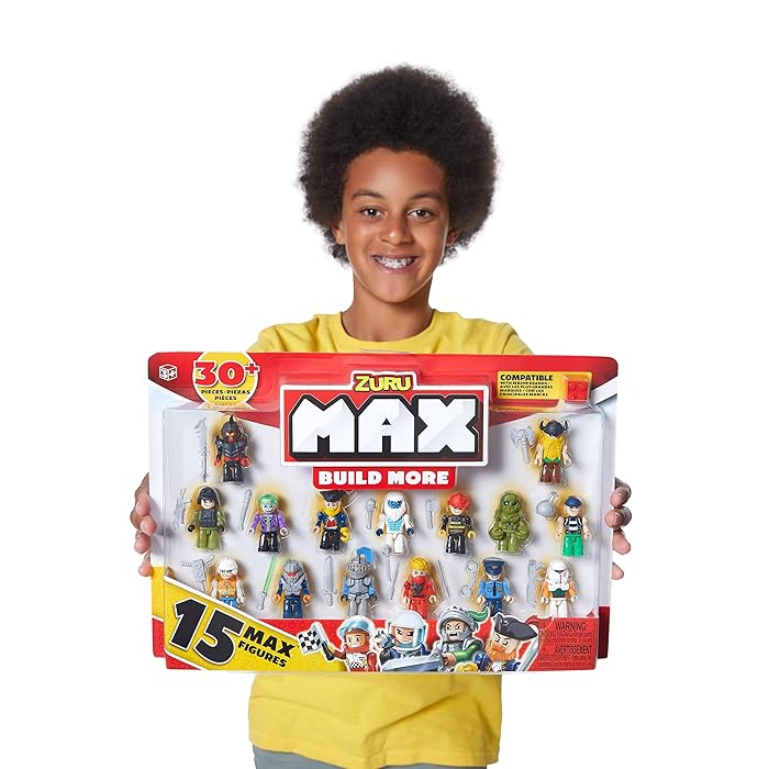 ZURU MAX Build More Mini Figure Set - 15 Figures (Styles Vary) 8344 | Sam's Toy Ahmedabad