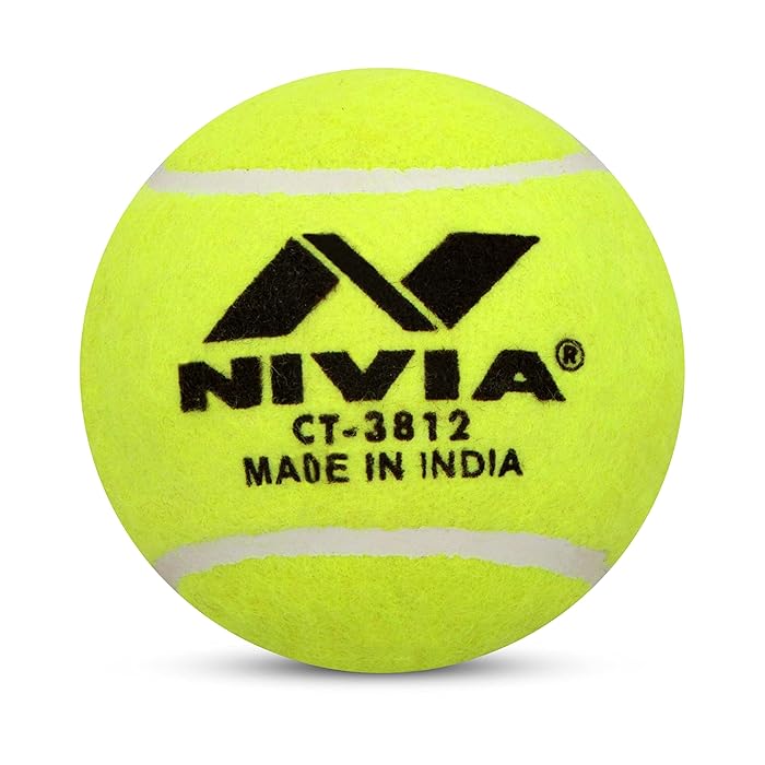 Nivia Heavy Tennis Ball Cricket Ball (Pack of 12) | Sams Toy World Ahmedabad