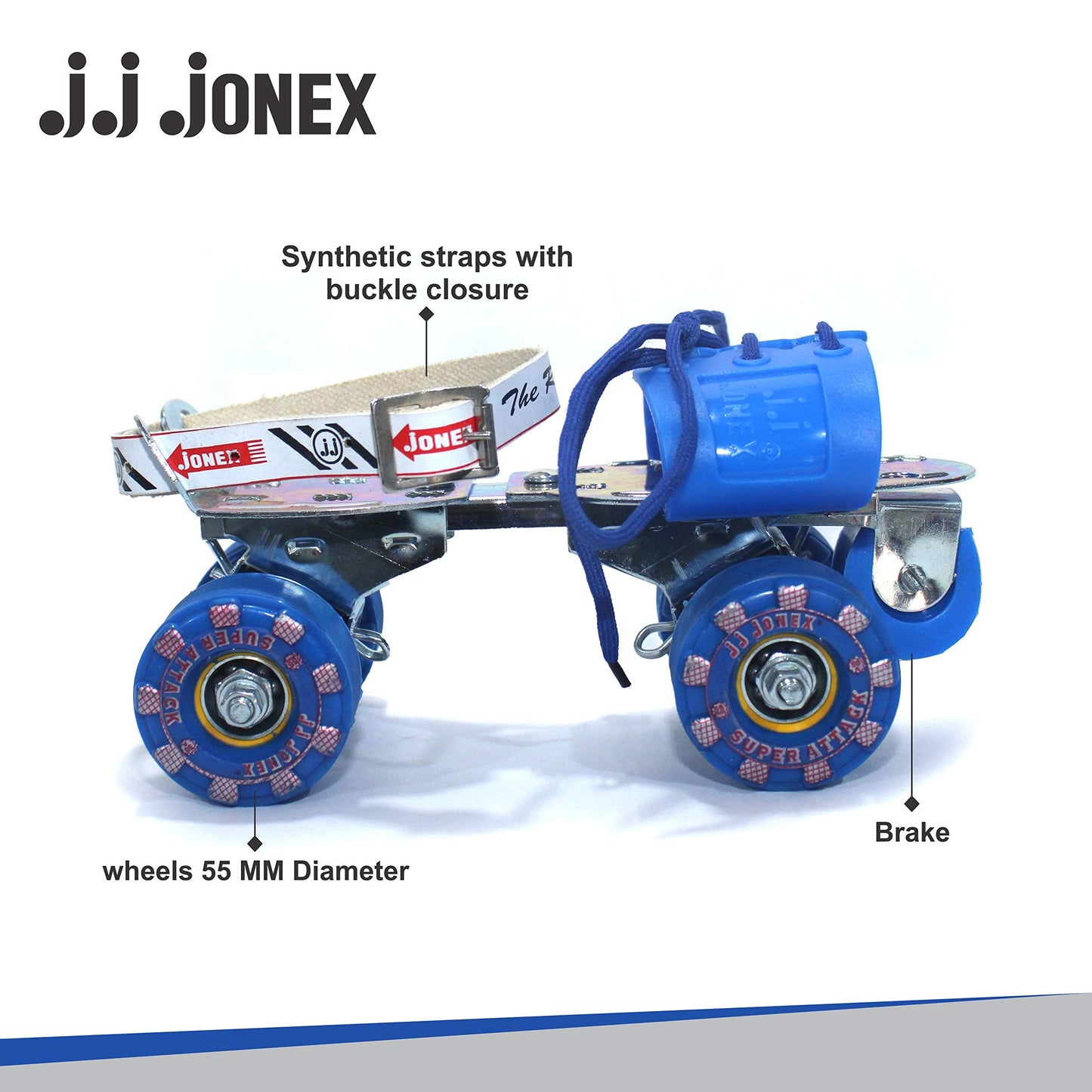 JJ JONEX | SKATING FOR KIDS boy and girls Metal Junior Attack Roller Skates | Sams Toy World Ahmedabad