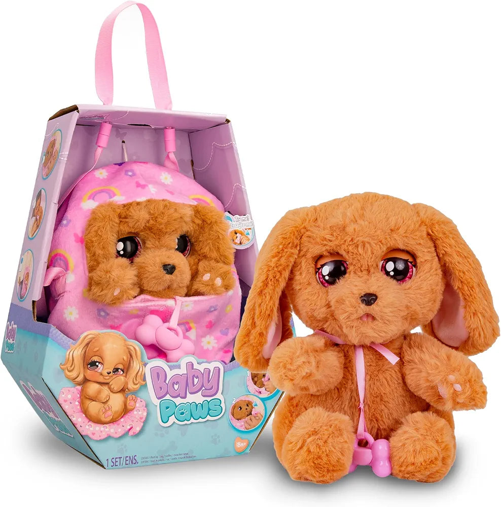 Baby Paws Cocker Spaniel Puppy Toy with Swaddle Bag Sam s world