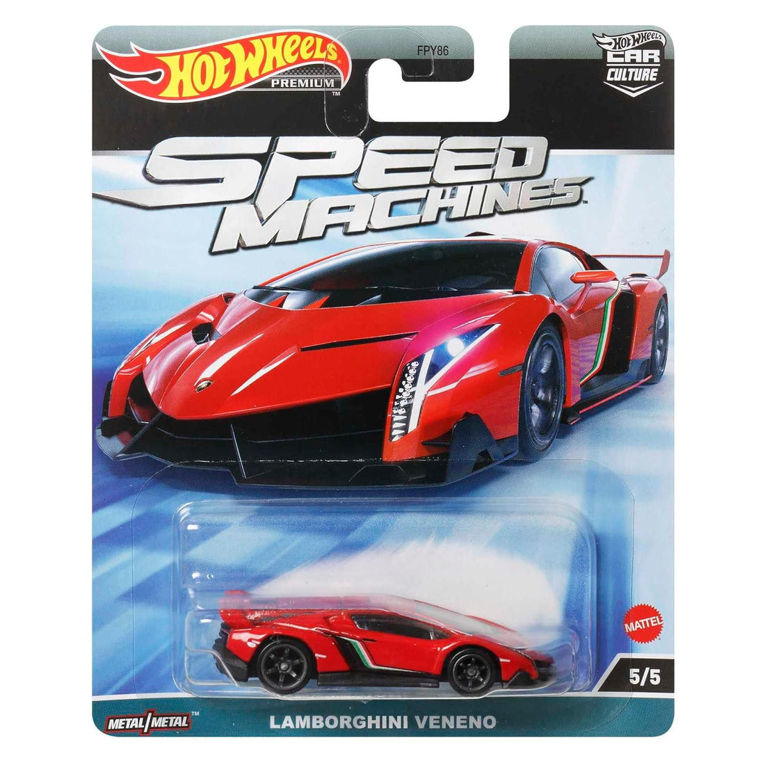 Hot Wheels Premium Car Culture – Speed Machines – Lamborghini Veneno | Sams Toy Ahmedabad