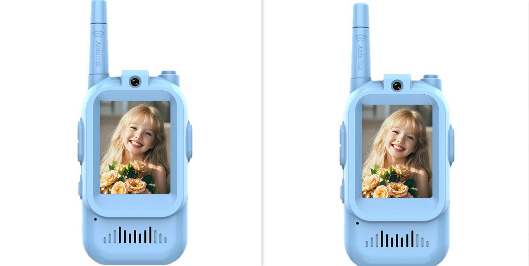 Sam's Toy World Video Wireless Walkie Talkies For Kids Handheld 2 Pack Rechargeable Intercom Cam Outdoor Family Games Gift For Boys Girls