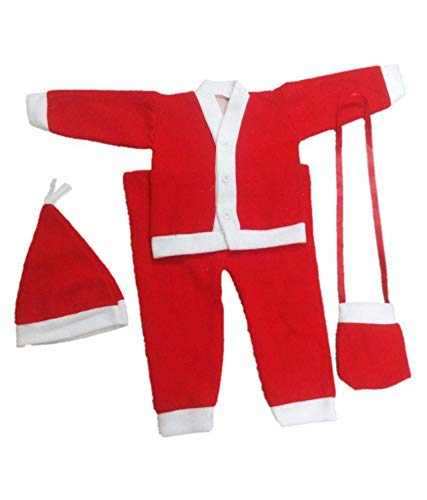 Santa Claus Costume Christmas Dress for Kids Size 1 (3-12 months) | Sam's Toy World Ahmedabad