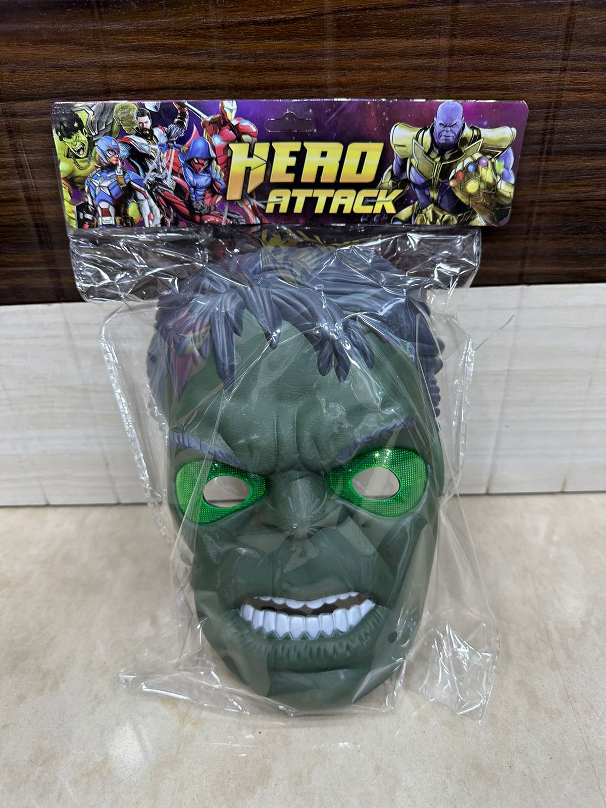 BEAU STUTI Kids Mask, Super Hero Hulk Camouflage Face Mask for Cosplay Party LED Light Costume samstoy.in