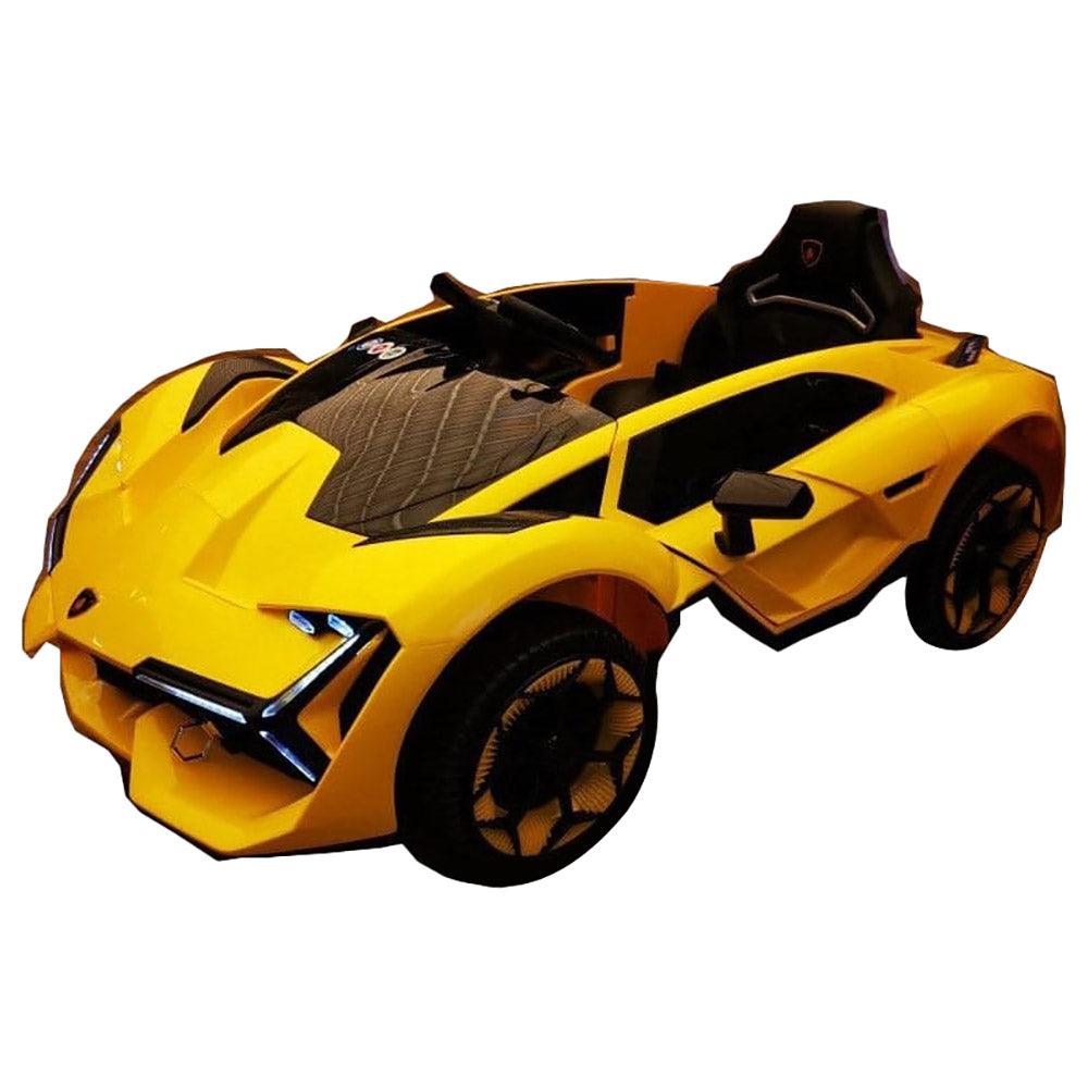 Battery operated Luxurious Yellow Lamborghini Racing Electric Car For Kids | Make in Gujarat samstoy.in