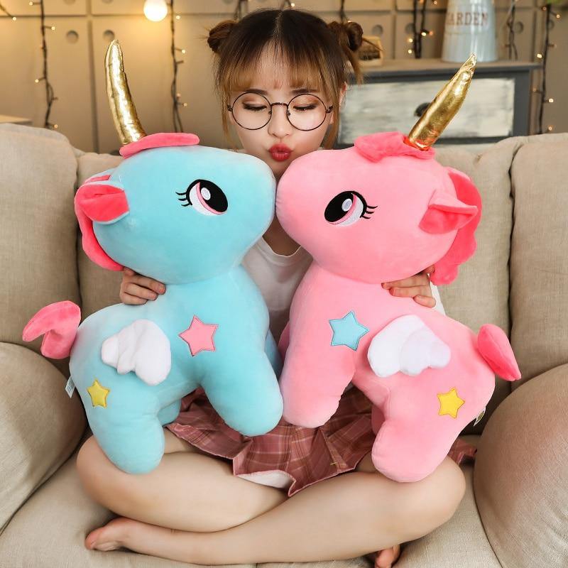 Buy 10/20cm Soft Unicorn Plush Toy Baby Kids Appease Sleeping soft - sams toy world shops in Ahmedabad - call on 9664998614 - best kids stores in Gujarat - Near me - discounted prices