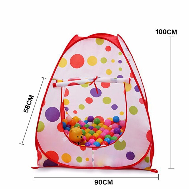 Buy 100CM Large Portable kids Play Tent house Ball Pool Folding boys girls indoor Outdoor - sams toy world shops in Ahmedabad - call on 9664998614 - best kids stores in Gujarat - Near me - discounted prices