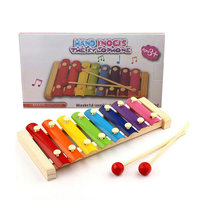 Buy 2023 New Toy Xylophone Montessori Educational Toy Wooden Eight-Notes Frame Style Xylophone Children Kids Baby Musical Funny Toys - sams toy world shops in Ahmedabad - call on 9664998614 - best kids stores in Gujarat - Near me - discounted prices