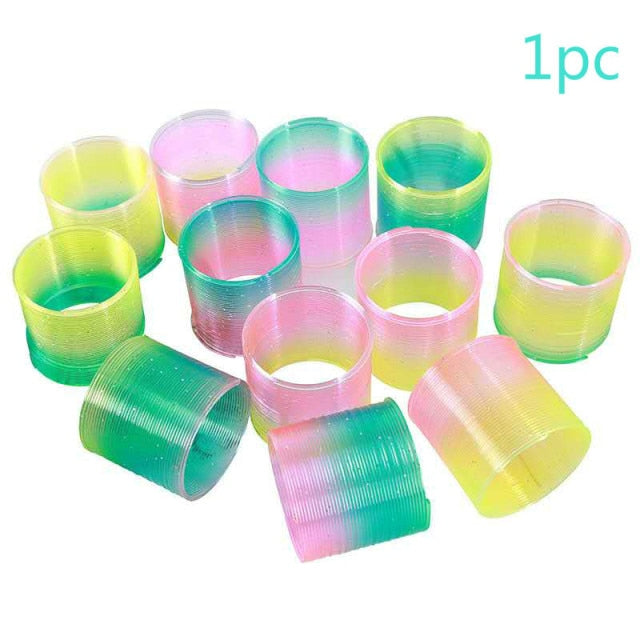 Buy 2022 Rainbow Folding Plastic Spring Coil Children's Creative Magical Toys - sams toy world shops in Ahmedabad - call on 9664998614 - best kids stores in Gujarat - Near me - discounted prices