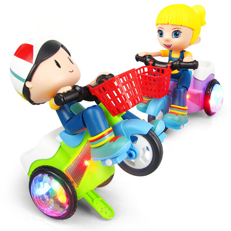Buy 360 Degree Rotating Toys Car Electric Stunt Tricycle Model Toy Car with LED Light Music Children Birthday Christmas Gifts - sams toy world shops in Ahmedabad - call on 9664998614 - best kids stores in Gujarat - Near me - discounted prices