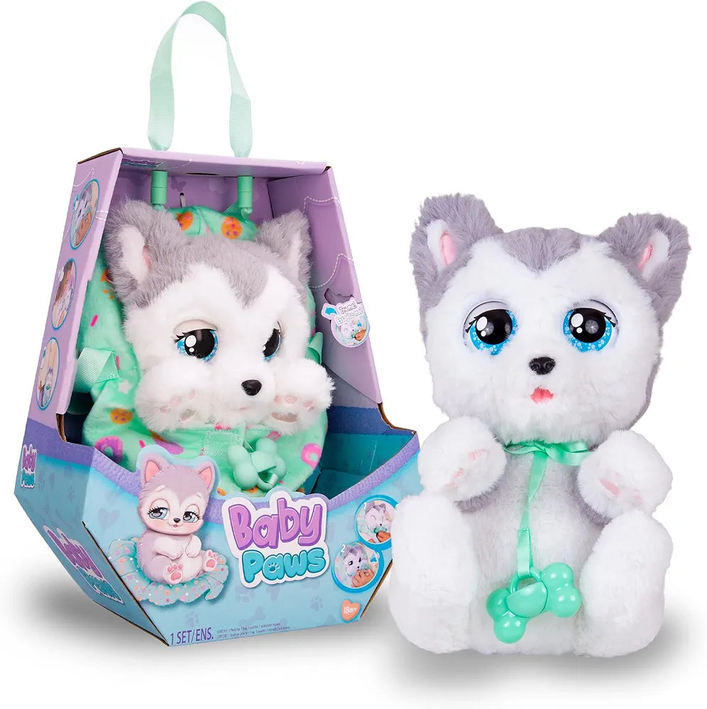 Buy Baby Paws Siberian Husky Puppy Toy with Cute Swaddle Bag Sams world samstoy.in in Ahmedabad Gujarat India at lowest offer price shop in Ahmedabad Gujarat India