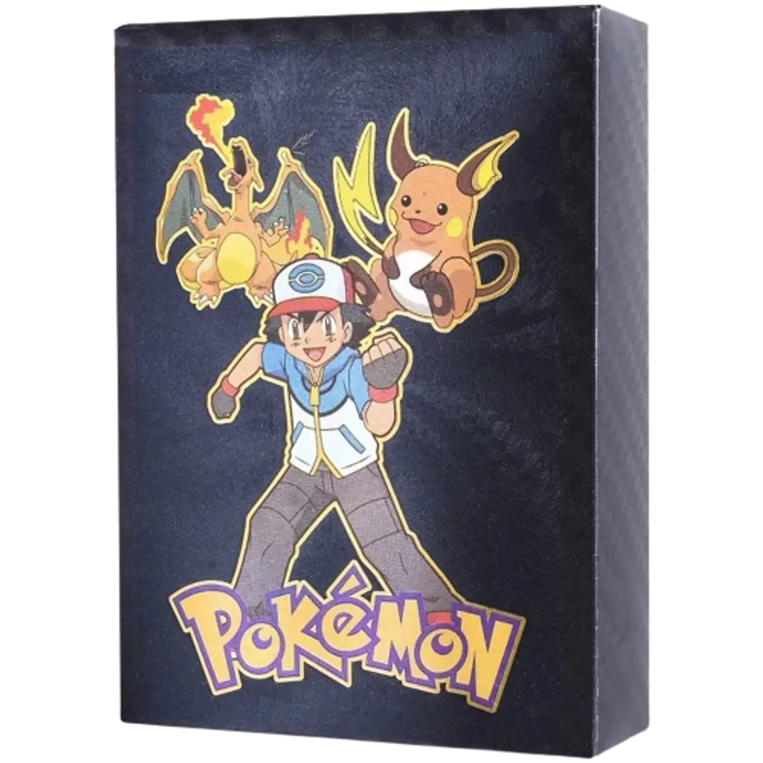 Black Foil Pokemon Cards playing game for kids - samstoy.in