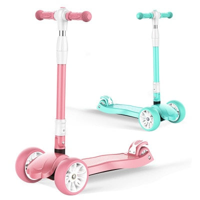 Buy Children baby scooter kids 5in1 PU 3wheels Flashing Swing Car Lifting 2-15 Years Old Stroller Ride Bike Vehicle Outdoor Toys - sams toy world shops in Ahmedabad - call on 9664998614 - best kids stores in Gujarat - Near me - discounted prices