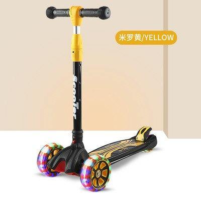 Buy Children's scooter foldable Child Car PU flashing wheel skateboard four-wheel balance car outdoor toy - sams toy world shops in Ahmedabad - call on 9664998614 - best kids stores in Gujarat - Near me - discounted prices