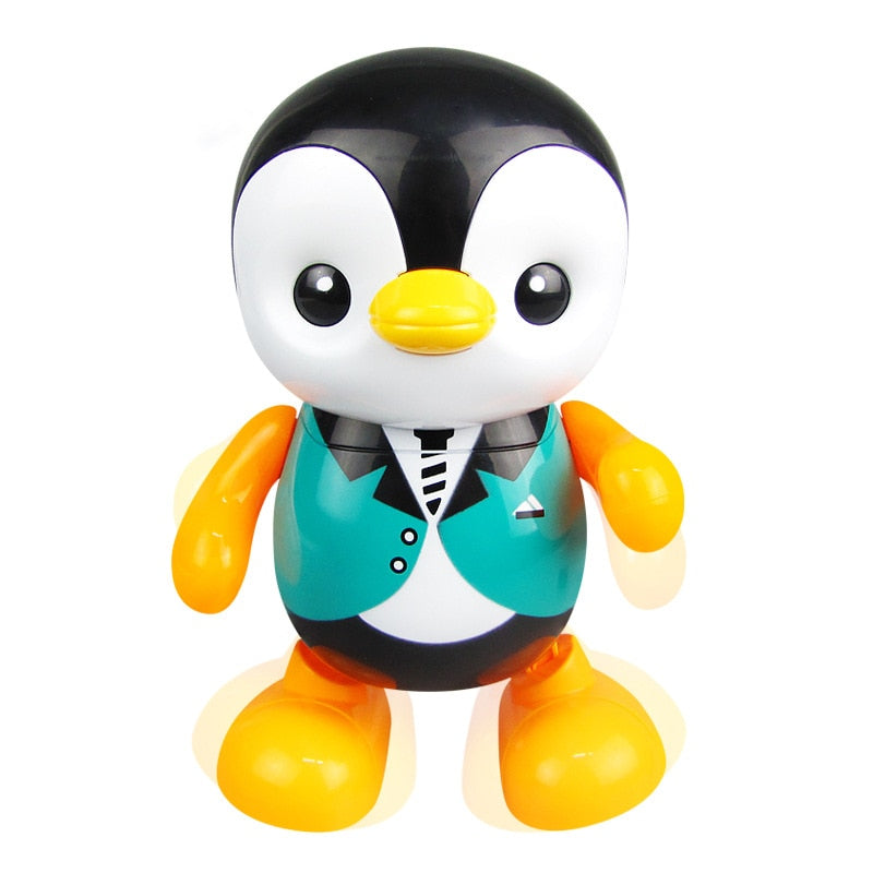 Buy Colorful Dance Penguin Shape Electric Home Kids toy LED Light Musical Cute Singing Toys - sams toy world shops in Ahmedabad - call on 9664998614 - best kids stores in Gujarat - Near me - discounted prices