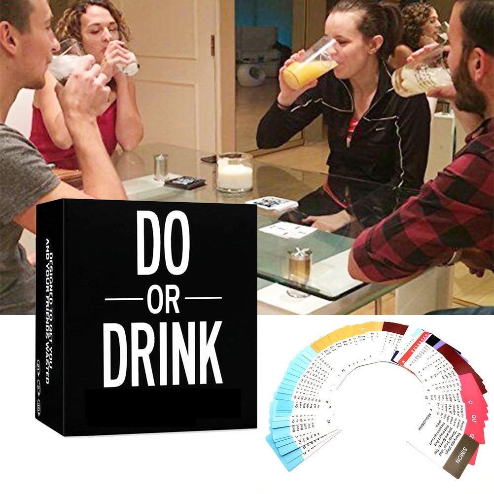 DO OR DRINK Board Games Drinking Card Game For Adults Dare Or Shots For Pre Drinks Strategy Parties Camping Birthday Game Card - samstoy.in