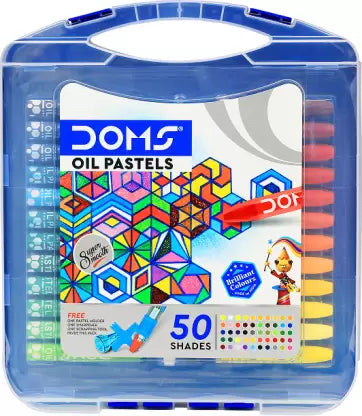 Buy DOMS Oil Pastel 50 Shades Multicolored Sam s world samstoy.in in Ahmedabad Gujarat India at lowest offer price shop in Ahmedabad Gujarat India