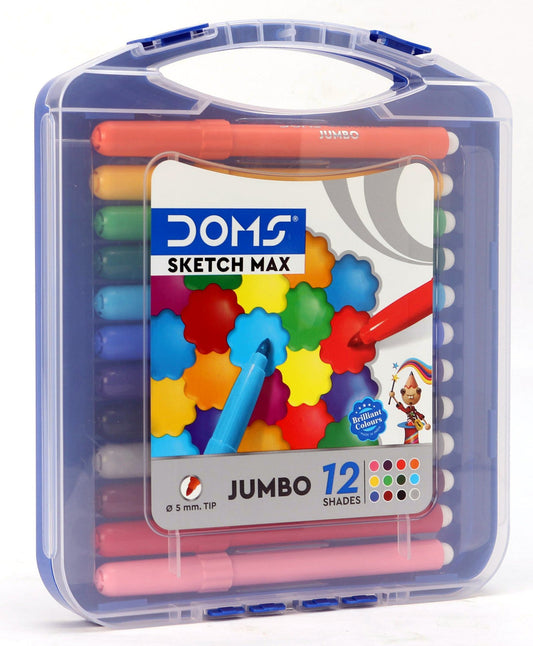 Buy Doms Jumbo Sketch 12 Shades Multicolor Sam's world samstoy.in in Ahmedabad Gujarat India at lowest offer price shop in Ahmedabad Gujarat India