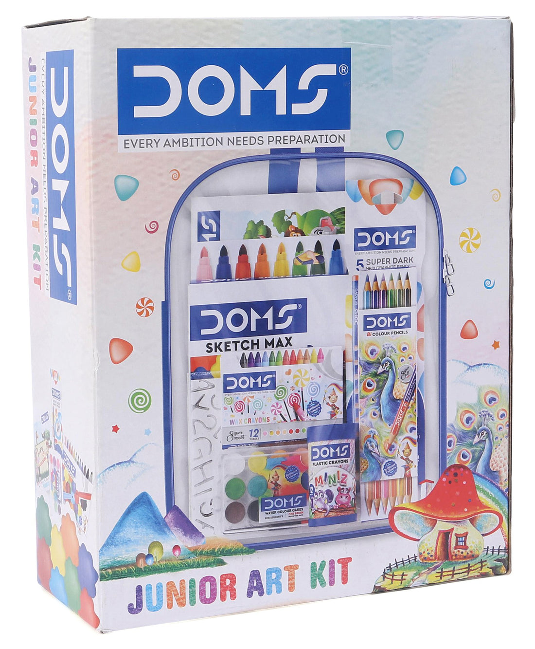 Buy Doms Junior Art Kit - Multicolor Sam's samstoy.in in Ahmedabad Gujarat India at lowest offer price shop in Ahmedabad Gujarat India