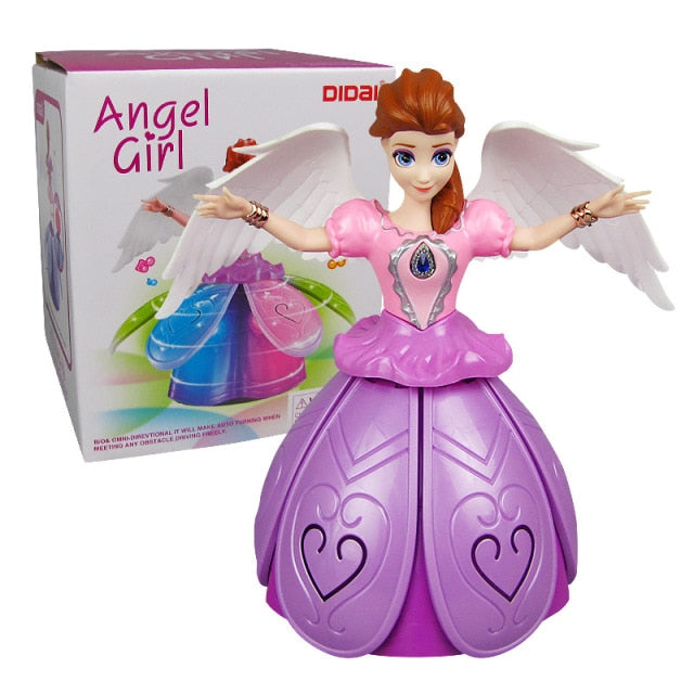 Buy Electric Dancing Princess Doll Toys Elsa Anna Doll with Wings Action Figure Rotating Projection Light Music Model Dolls For Girl - sams toy world shops in Ahmedabad - call on 9664998614 - best kids stores in Gujarat - Near me - discounted prices