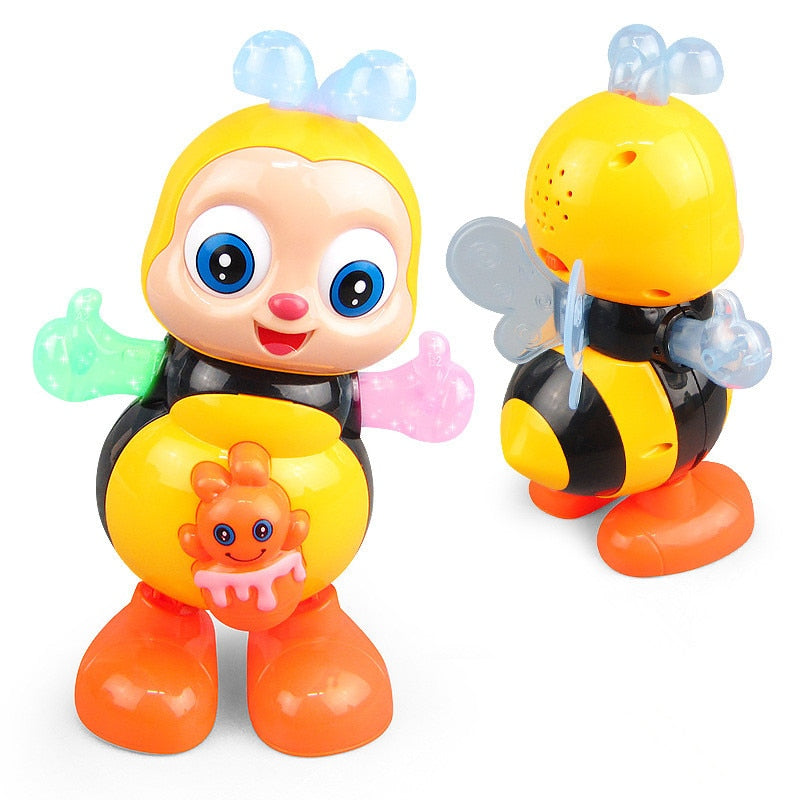 Buy Electric Dancing Sing Cartoon Bee Lighting Music Animal Plastic bee Gift Kids Toy - sams toy world shops in Ahmedabad - call on 9664998614 - best kids stores in Gujarat - Near me - discounted prices