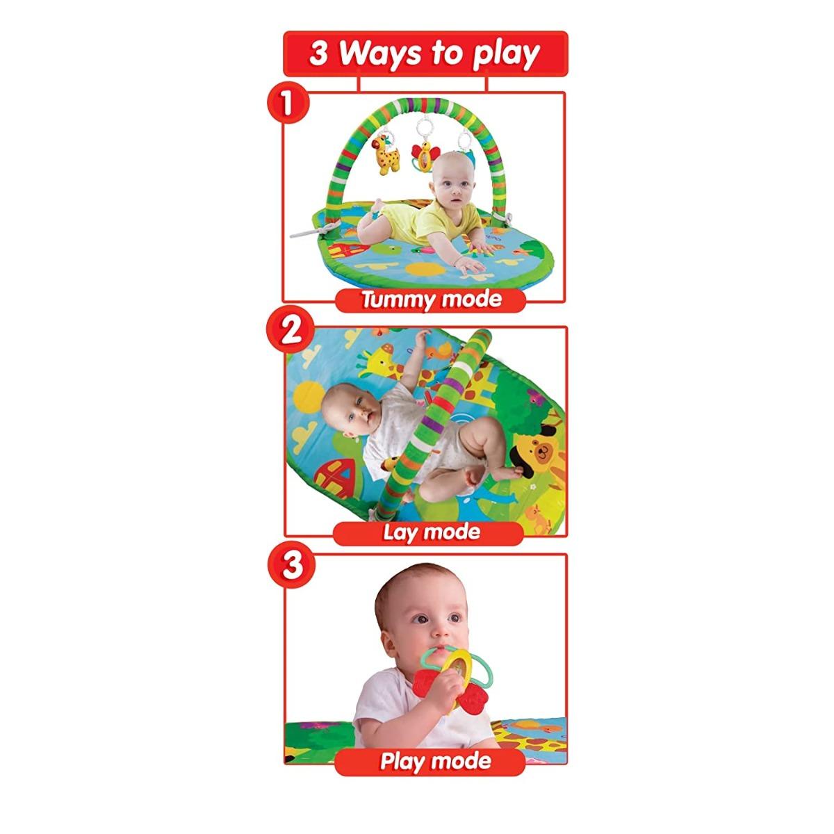 Giggles 3 In 1 Deluxe Playgym For Ages 0-3 Years | Funskool | sams toy - samstoy.in