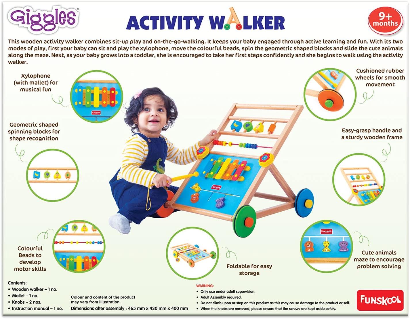 Giggles Activity Walker
| Sam's toy | Funskool - samstoy.in