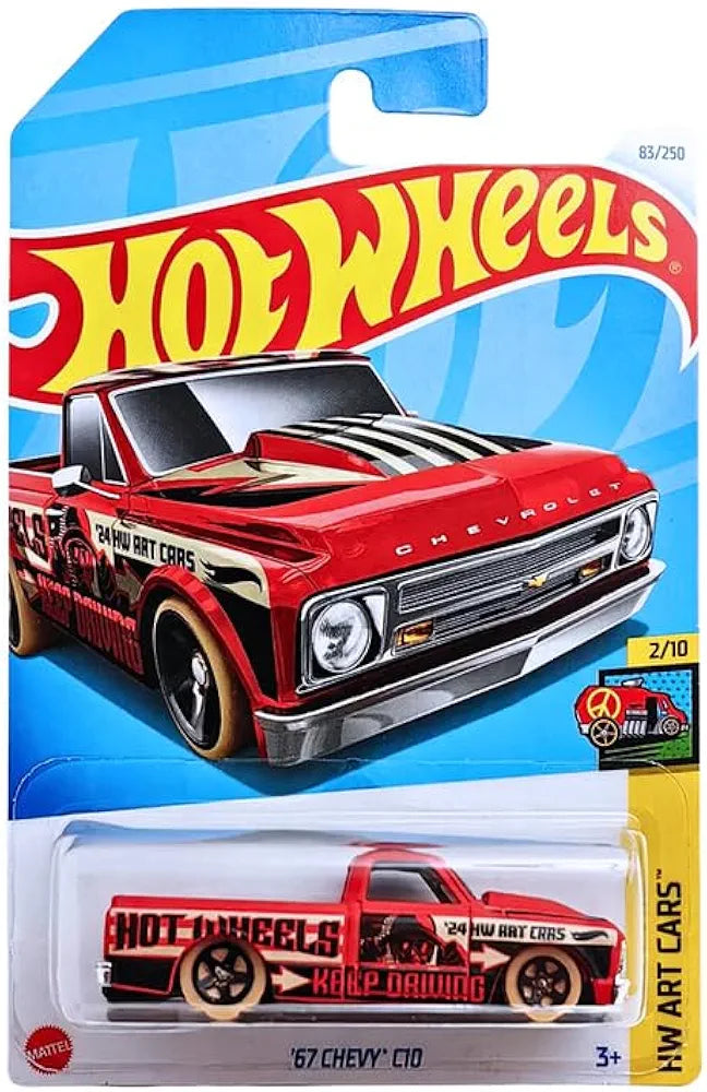 Buy Hot Wheels 67 Chevy C10 HW Art Cars for Ages 3 and Up (Red) samstoy.in in Ahmedabad Gujarat India at lowest offer price shop in Ahmedabad Gujarat India