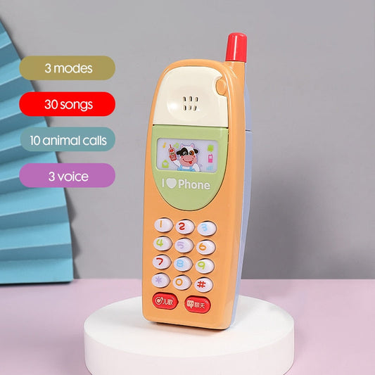 Buy Kids Learning Toys Baby Mobile Phone talking Machine With Light Musical Babies Telephone - sams toy world shops in Ahmedabad - call on 9664998614 - best kids stores in Gujarat - Near me - discounted prices