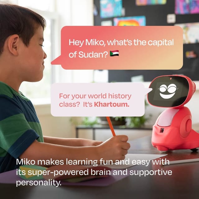 Buy Miko 3 Personal AI Robot For Kids Red | Open Your Child’s World | Sam's Toy World Ahmedabad samstoy.in in Ahmedabad Gujarat India at lowest offer price shop in Ahmedabad Gujarat India