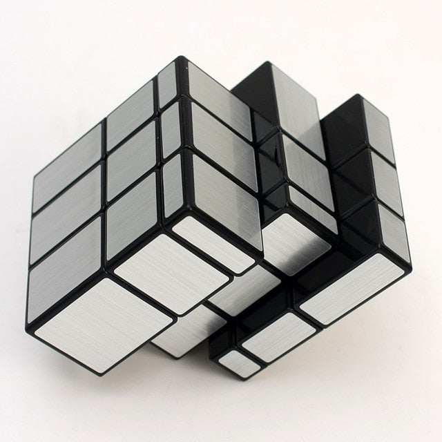 Buy Mirror Cube 3x3x3 Magic Cubing Speed Professional Puzzle Cube silver and golden - sams toy world shops in Ahmedabad - call on 9664998614 - best kids stores in Gujarat - Near me - discounted prices