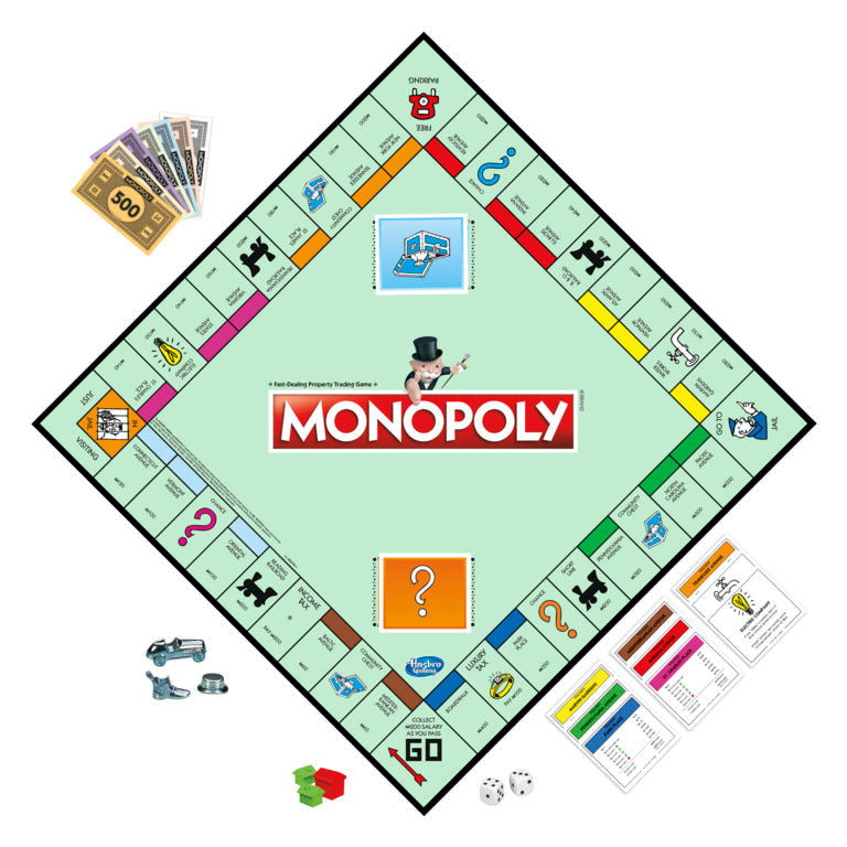 Monopoly Classic Board Game For Families And Kids Ages 8 And Up

| Hasbro| Sam's toy | - samstoy.in