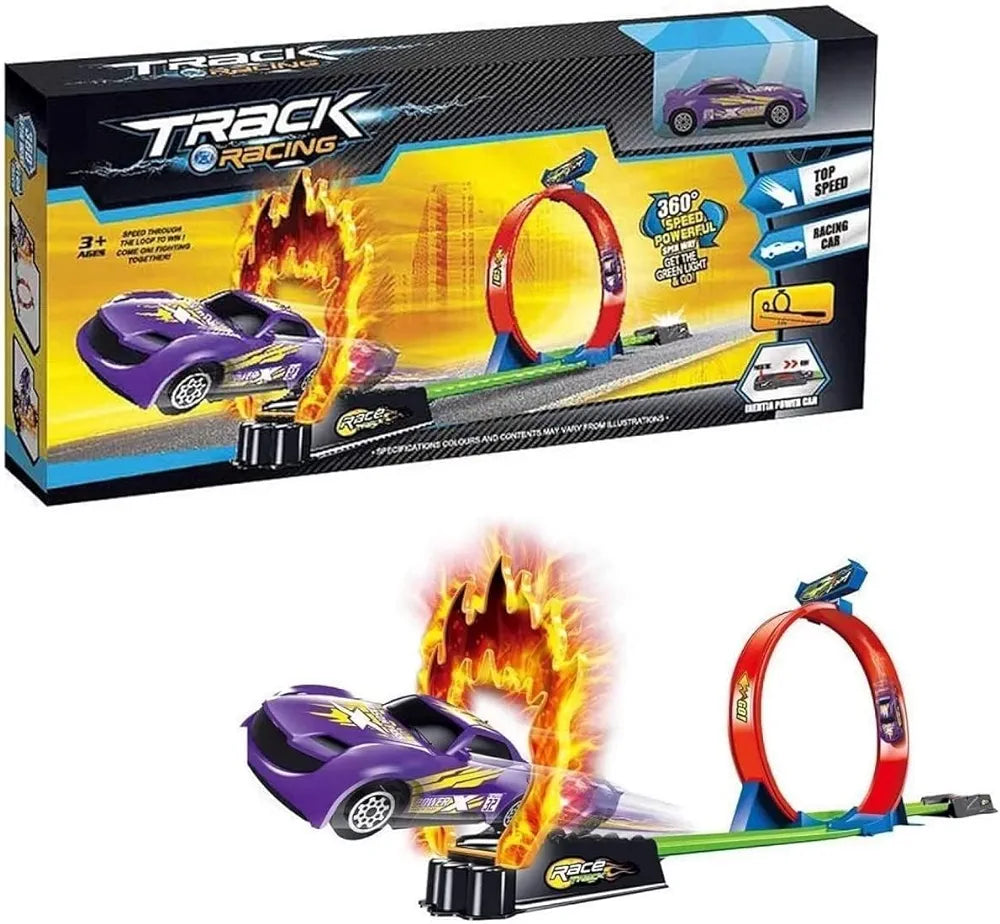 Buy NISHCHAY ENTERPRISE Build Track 360 Degree Spin Way Powerful/Inertia Power Car Racing Track Toy Sam's world samstoy.in in Ahmedabad Gujarat India at lowest offer price shop in Ahmedabad Gujarat India