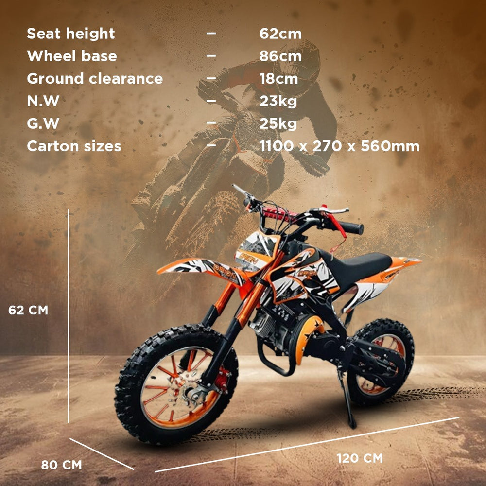 Buy Petrol Powered Dirt kids Bike | 49CC 2-Stroke Engine | 5-15 Years | Sam's Toys Ahmedabad samstoy.in in Ahmedabad Gujarat India at lowest offer price shop in Ahmedabad Gujarat India