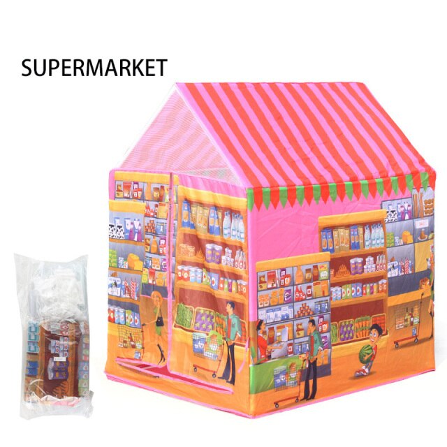 Buy Play Tent Portable Foldable Tipi Prince Folding Tent Children Boy and girl Cubby Play House Kids Gifts Outdoor Toy Tents Castle - sams toy world shops in Ahmedabad - call on 9664998614 - best kids stores in Gujarat - Near me - discounted prices