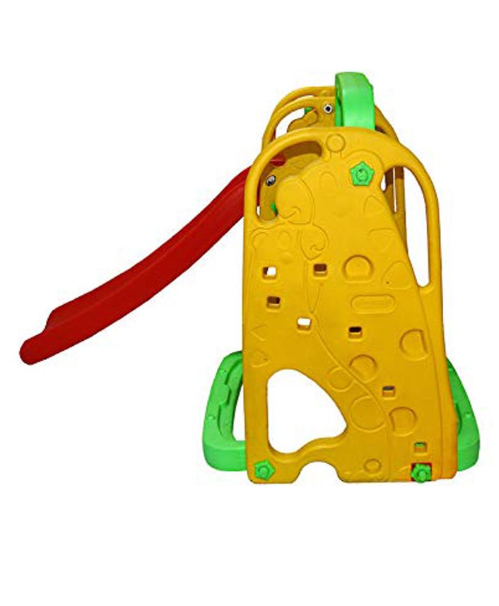 Buy Playgro Toys Elephant Slide With Swing, for kids unbreakable- PGS-215 - sams toy world shops in Ahmedabad - call on 9664998614 - best kids stores in Gujarat - Near me - discounted prices