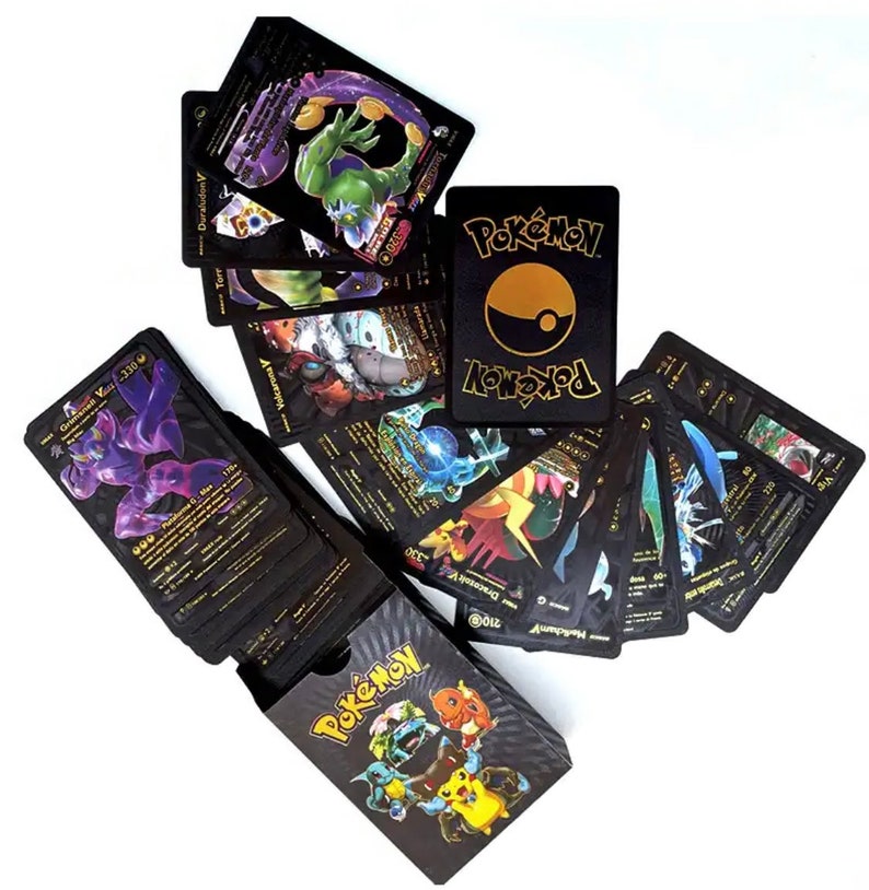 Pokemon Card Foil BLACK PACK 55 CARDS Tcg gx, vmax gx, card | Sams Toy - samstoy.in